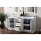 James Martin Vanities De Soto 72in Double Vanity, Bright White w/ 3 CM Carrara Marble Top 825-V72-BW-3CAR - alternate 7